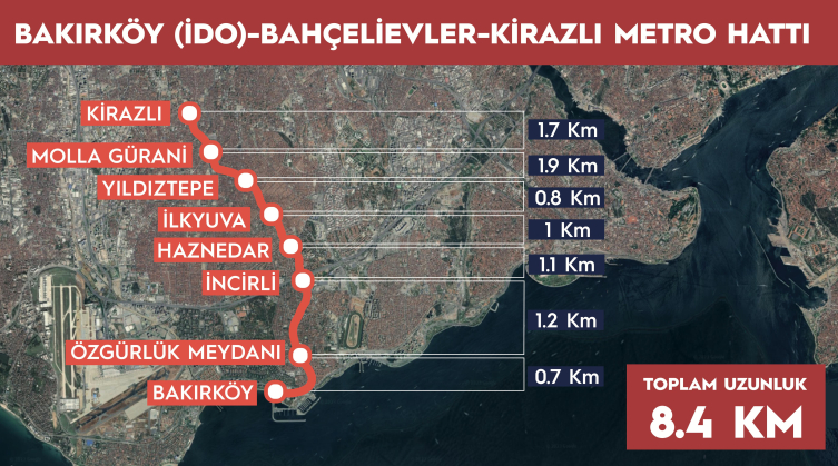 İstanbul'a yeni bir metro hattı daha geliyor